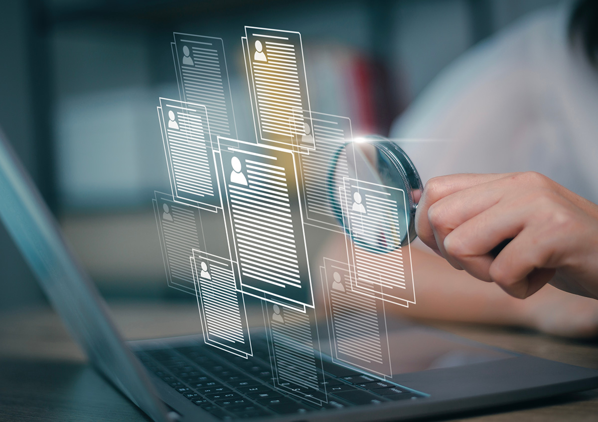 Agency interview pick a resume method for job hiring and interne